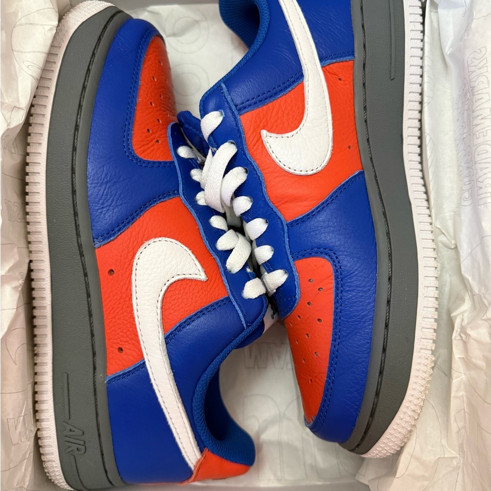 Nike Sneakers in Blue, Orange, and White